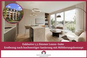 Exklusive 1,5 Zimmer Luxus-Suite - 
Erstbezug nach hochwertiger Sanierung mit Möblierungskonzept – Die vollständige Adresse der Immobilie erhältst du vom Anbieter., 20144 Harvestehude, Hamburg – Vorschaubild 1