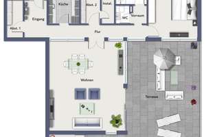 Großzügige 2 Zimmer Wohnung mit sonniger Terrasse und Garten! – Die vollständige Adresse der Immobilie erhältst du vom Anbieter., 69126 Boxberg, Heidelberg – Vorschaubild 15