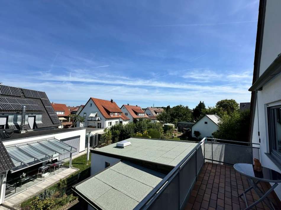 Ausblick vom Balkon