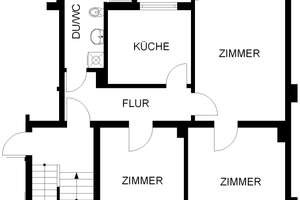 3 Zimmer Wohnung mit Balkon in Hagen – Die vollständige Adresse der Immobilie erhältst du vom Anbieter., 58135 Haspe-West, Hagen – Vorschaubild 2