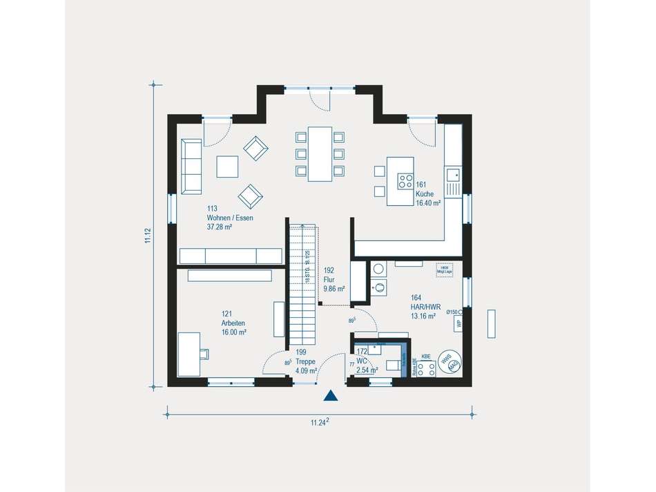 Modernes Einfamilienhaus