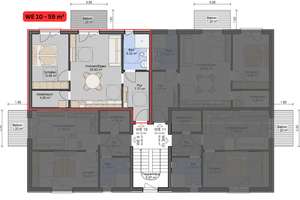 Moderne 2-Zimmer-Neubauwohnung mit Balkon | oberste Wohnebene | KfW 40 / QNG – Die vollständige Adresse der Immobilie erhältst du vom Anbieter., 44867 Westenfeld, Bochum – Vorschaubild 5