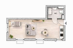 Helle 1-Zi.-Wohnung im Villenpark Groß Glienicke – ideal für Singles, Pendler oder Kapitalanleger – Die vollständige Adresse der Immobilie erhältst du vom Anbieter., 14476 Groß Glienicke, Potsdam – Vorschaubild 15