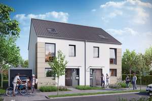 Moderne Neubau-DHH mit großem Sonnengarten im beliebten Quartier Hoher Weg