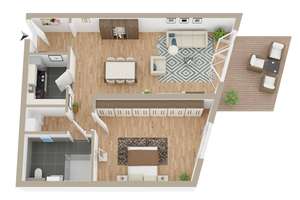 Wohnen am Petersdamm - Exklusive 2,5-Zimmer Neubauwohnung – Petersdamm 2a, 48167 Wolbeck, Münster – Vorschaubild 9