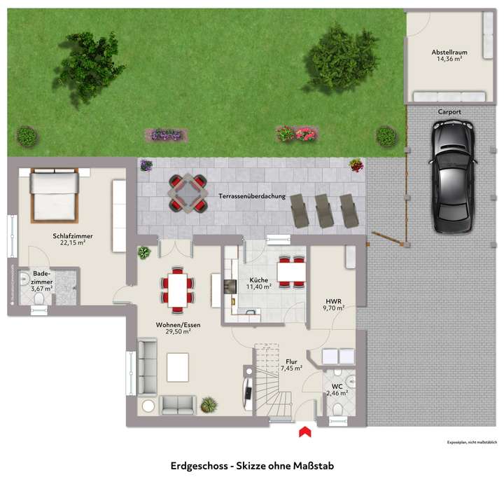 Grundriss Erdgeschoss