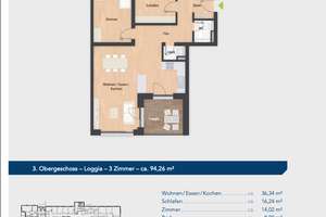 Neuwertig: Helle und ruhige 3-Zimmer-Wohnung in bester Lage im schönen Maxfeld (Erstbezug 2023) – Kreulstrasse 52, 90408 Uhlandstraße, Nürnberg – Vorschaubild 23