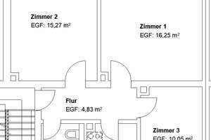 3 ZKB mit Balkon im Märchenviertel! – Wilhelm-Busch-Straße 46, 34134 Niederzwehren, Kassel – Vorschaubild 2