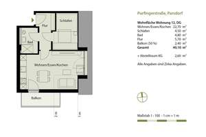 Bezugsfertig: Neubau-DG-Wohnung mit Balkon + EBK in Parsdorf bei München | KfW-40-QNG - WE 12 – Die vollständige Adresse der Immobilie erhältst du vom Anbieter., 85599 Vaterstetten – Vorschaubild 11