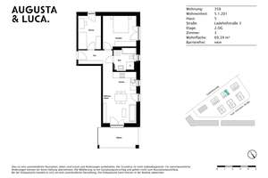 Attraktive 3 Zimmer Wohnung mit großzügiger Terrasse – Ladehofstraße 3, 86150 Bahnhofs-, Bismarckviertel, Augsburg – Vorschaubild 15