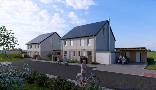 Bild von Modernes Wohnen mit Weitblick: Energieeffizientes Doppelhaus in Alsbach-Hähnlein