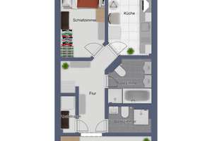 Bezugsfreier Maisonette-Traum in Top-Lage mit Einbauküche und Balkon ... Wohnen auf zwei Ebenen im H – Gutenbergplatz 3, 4103 Zentrum-Südost, Leipzig – Vorschaubild 14