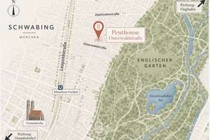 München, Englischer Garten/Luxuriöses 3-Zi.-Penthouse, 176 qm  / Osterwaldstraße – Englischer Garten Osterwaldstraße xx, 80805 Alte Heide-Hirschau, München – Vorschaubild 8