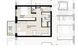 Moderne Etagenwohnung zur Miete mit Balkon in Neu Wulmstorf - Wentzel Dr. – Bahnhofstraße 85, 21629 Neu Wulmstorf – Vorschaubild 2