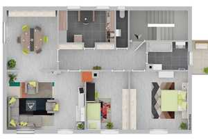 Charmantes 3-Familienhaus in Bestlage von S-Feuerbach – Stuttgart – Vorschaubild 12