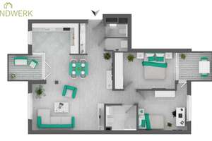 Attraktive, freiwerdende 3-Zimmer-Wohnung mit zwei herrlichen Balkonen & TG-Stellplatz im Rieselfeld – 79111 Rieselfeld, Freiburg im Breisgau – Vorschaubild 28