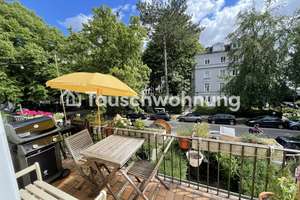 Tauschwohnung: Heller, sanierter Altbau mit großem Südbalkon in bester Lage