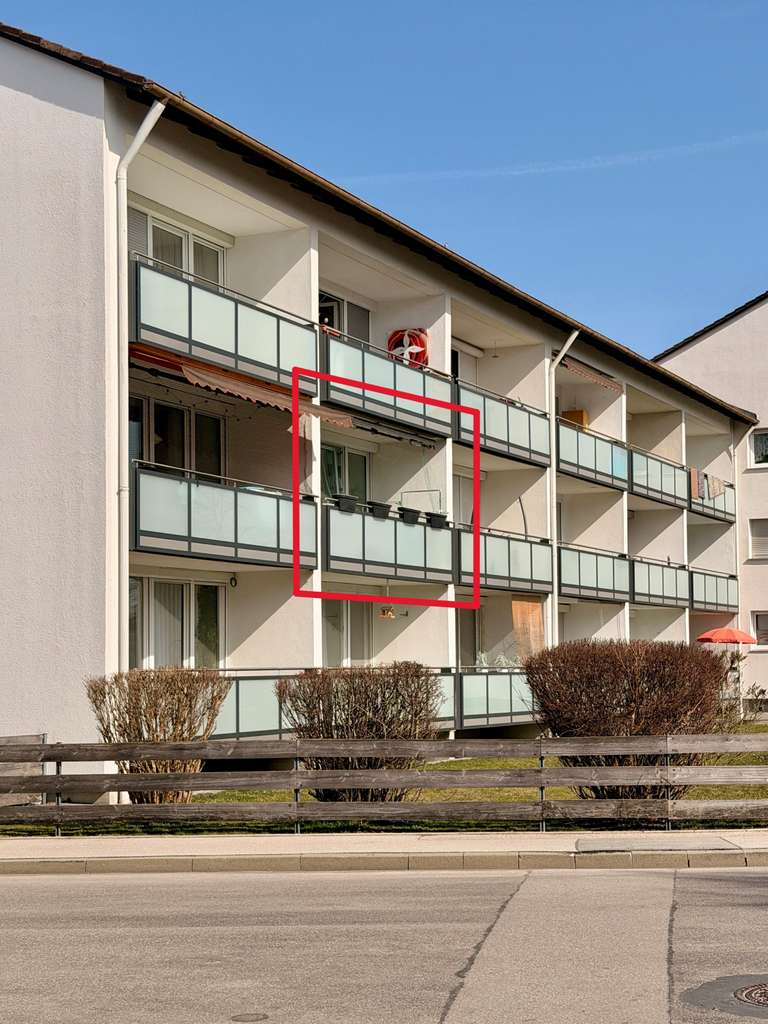 Immobilie in Mindelheim - Charmante 1‑Zimmer‑Wohnung mit Balkon in gepflegter Wohnanlage - Bild 1