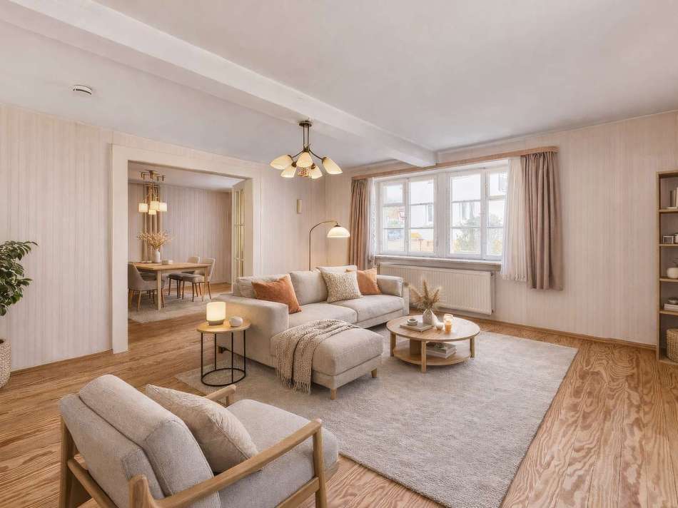 Wohnzimmer - digitales staging