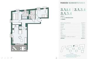 PANDION ALBERTUSSEE! Erstklassige 3-Zimmer-Wohnung mit Südbalkon – Am Albertussee 31, 40549 Heerdt, Düsseldorf – Vorschaubild 12