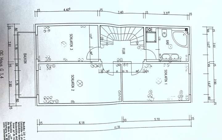 Grundriss Obergeschoss