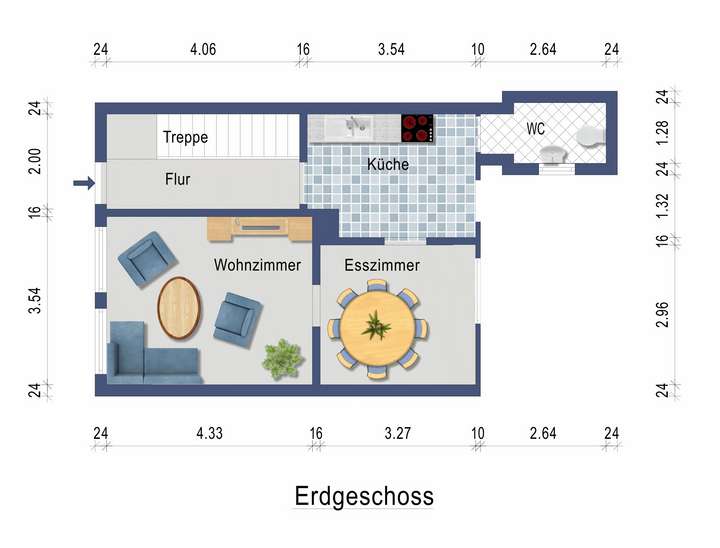Grundriss Erdgeschoss