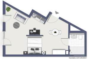 Gemütliches Business-Apartment im Dachgeschoss – Heimbrügge 5a+b, 44359 Mengede (Ortsteil), Dortmund – Vorschaubild 7
