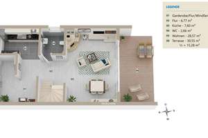 *Provisionsfrei* Kernsanierte Doppelhaushälfte mit großem Garten und Garage – Münchner Str. 19b, 82178 Puchheim – Vorschaubild 41