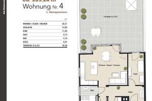 Seltene Innenstadt-Rarität!  4-Zimmer-Wohnung mit großer Terrasse nahe Ehrenstraße! WE 4 – Am Römerturm 7, 50667 Altstadt/Nord, Köln – Vorschaubild 5