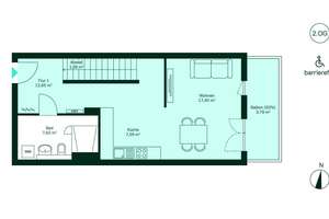 Maisonettewohnung mit Balkon und zwei Bädern – Lilli-Marx-Straße 2, 40597 Benrath, Düsseldorf – Vorschaubild 12