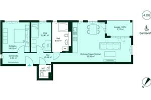 Barrierefreie Eigentumswohnung mit sonniger Loggia und Gäste-WC – Roermonder Straße 76, 52072 Ponttor, Aachen – Vorschaubild 9