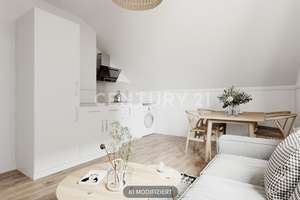 Charmante 2.5 Mietwohnung Altbau-Traum unter dem Dach in Wiesbaden – Die vollständige Adresse der Immobilie erhältst du vom Anbieter., 65185 Mitte, Wiesbaden – Vorschaubild 3