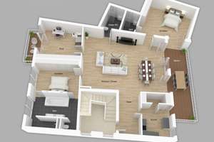 Luxuriöse 4-Zimmer-Wohnung - ruhig im Innenhof gelegen – Die vollständige Adresse der Immobilie erhältst du vom Anbieter., 80802 Schwabing-Ost, München – Vorschaubild 21