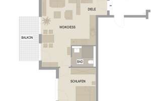Großzügige 2-Zimmer-Wohnung mit Balkon und idealem Grundriss – Die vollständige Adresse der Immobilie erhältst du vom Anbieter., 80689 Am Westbad, München – Vorschaubild 4