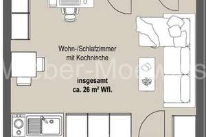 Apartment mit Pantryküche, überdachtem Balkon + TG-Stellplatz / vermietet seit 12.2025 – Die vollständige Adresse der Immobilie erhältst du vom Anbieter., 53119 Tannenbusch, Bonn – Vorschaubild 5