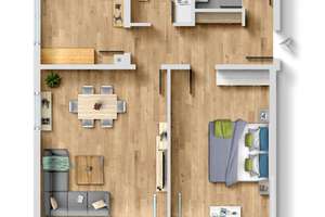 Schöne und helle 3 Zi.-Wohnung mit Balkon in Stgt.-Bad Cannstatt 