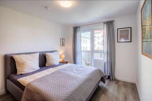 Möbliert: Modernes und gemütliches Zuhause mit drei Balkonen – Die vollständige Adresse der Immobilie erhältst du vom Anbieter., 80634 Neuhausen, München – Vorschaubild 3