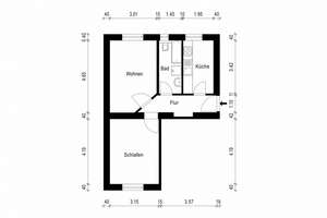 Frisch renovierte 2-Raum-Wohnung! – 39124 Neue Neustadt, Magdeburg – Vorschaubild 3