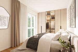 Nur wenige Minuten zur Uni: Lichtdurchflutete 2-Zimmer Neubauwohnung in Wersten mit Balkon – Kölner Landstraße 300, 40591 Wersten, Düsseldorf – Vorschaubild 3