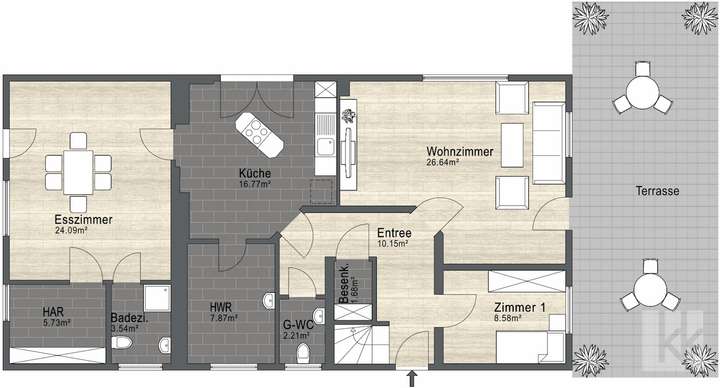 Grundriss Erdgeschoss