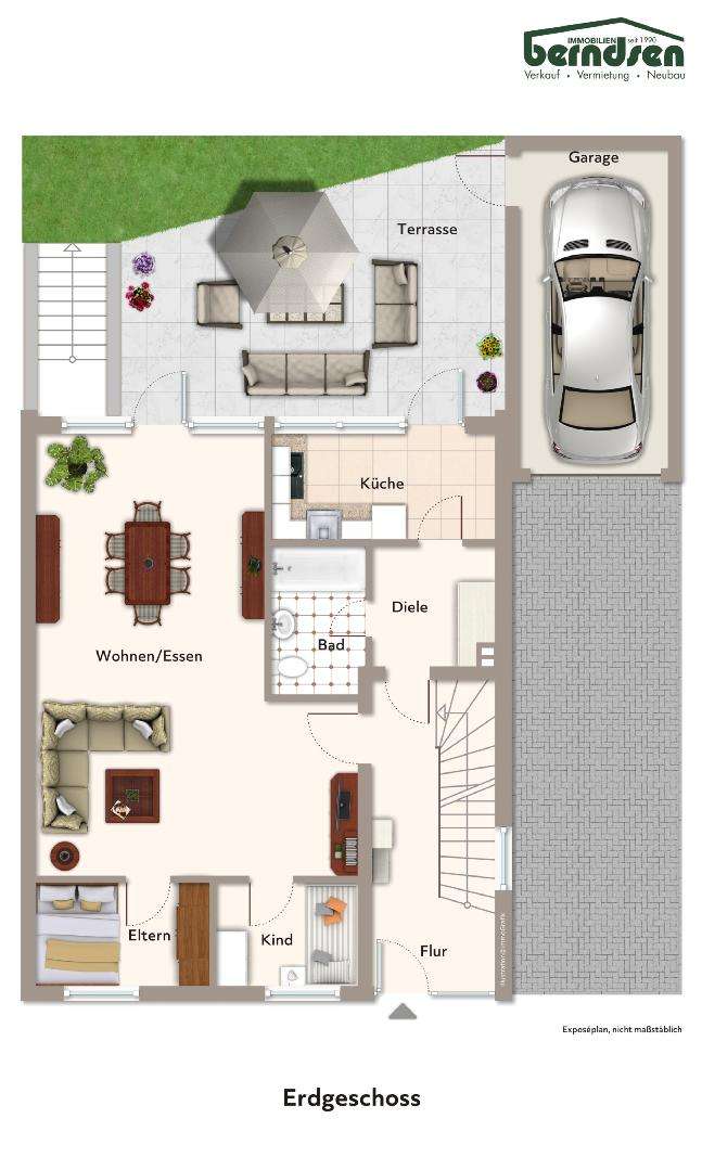 Grundriss: Erdgeschoss