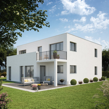 Kubusvilla:  Mit Panoramablick auf dem Lutterberg Exklusiv mit ELM BAU