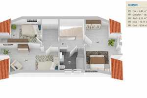 Exklusive Doppelhaushälfte mit 2 Terrassen, Balkon und Garten – Mayen-Koblenz (Kreis) – Vorschaubild 35