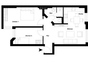 Lichtdurchflutete, stilvoll sanierte 2,5-Zimmer-Wohnung mit EBK in der begehrten Nordstadt – Engelbosteler Damm 79D, 30167 Nordstadt, Hannover – Vorschaubild 2
