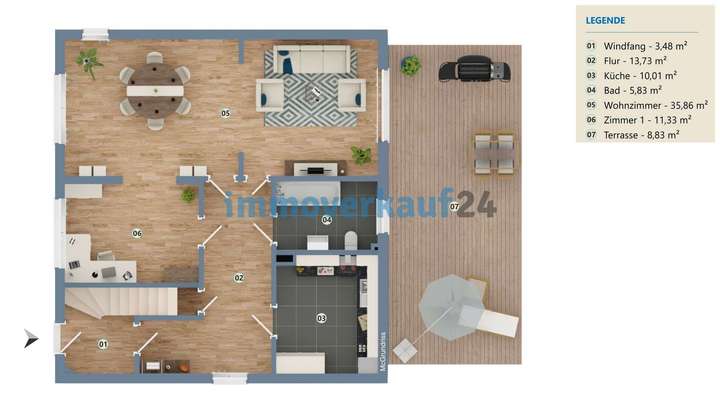 Grundriss Erdgeschoss