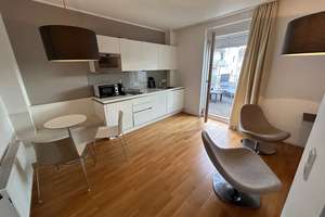 Sonnenterrasse! Modernes Wohnen in stylishen möblierten Apartment direkt am Rhein – Bahnhofstr 4a, 51143 Porz (Ortsteil), Köln – Vorschaubild 3