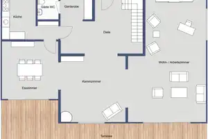 PROVISIONSFREI:
EXKLUSIVE VILLA mit EINLIEGERWOHNUNG
und EIGENEM PARK in naturnaher BESTLAGE – Solingen – Vorschaubild 4