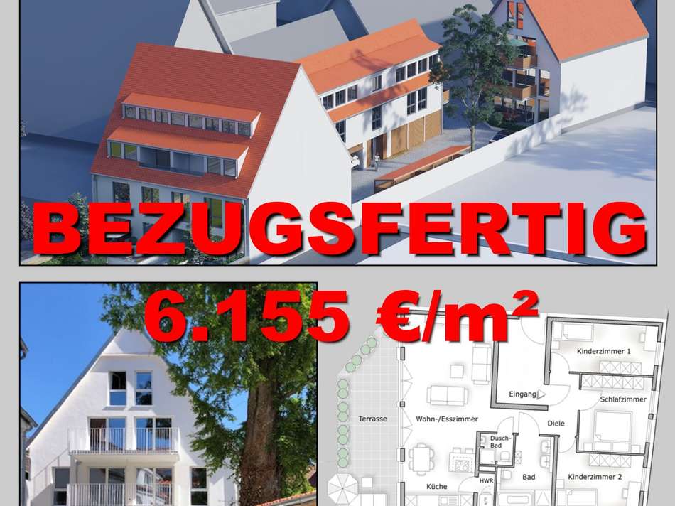 4 Zimmer mit Garten