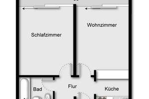 Schöne, kleine 2 Zimmerwohnung! – Steinern Straße 46, 55246 Mainz-Kostheim, Wiesbaden – Vorschaubild 6