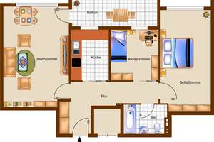 Helle 2,5-Zi.-Wohnung mit großzügigem Westbalkon – 85764 Oberschleißheim – Vorschaubild 18
